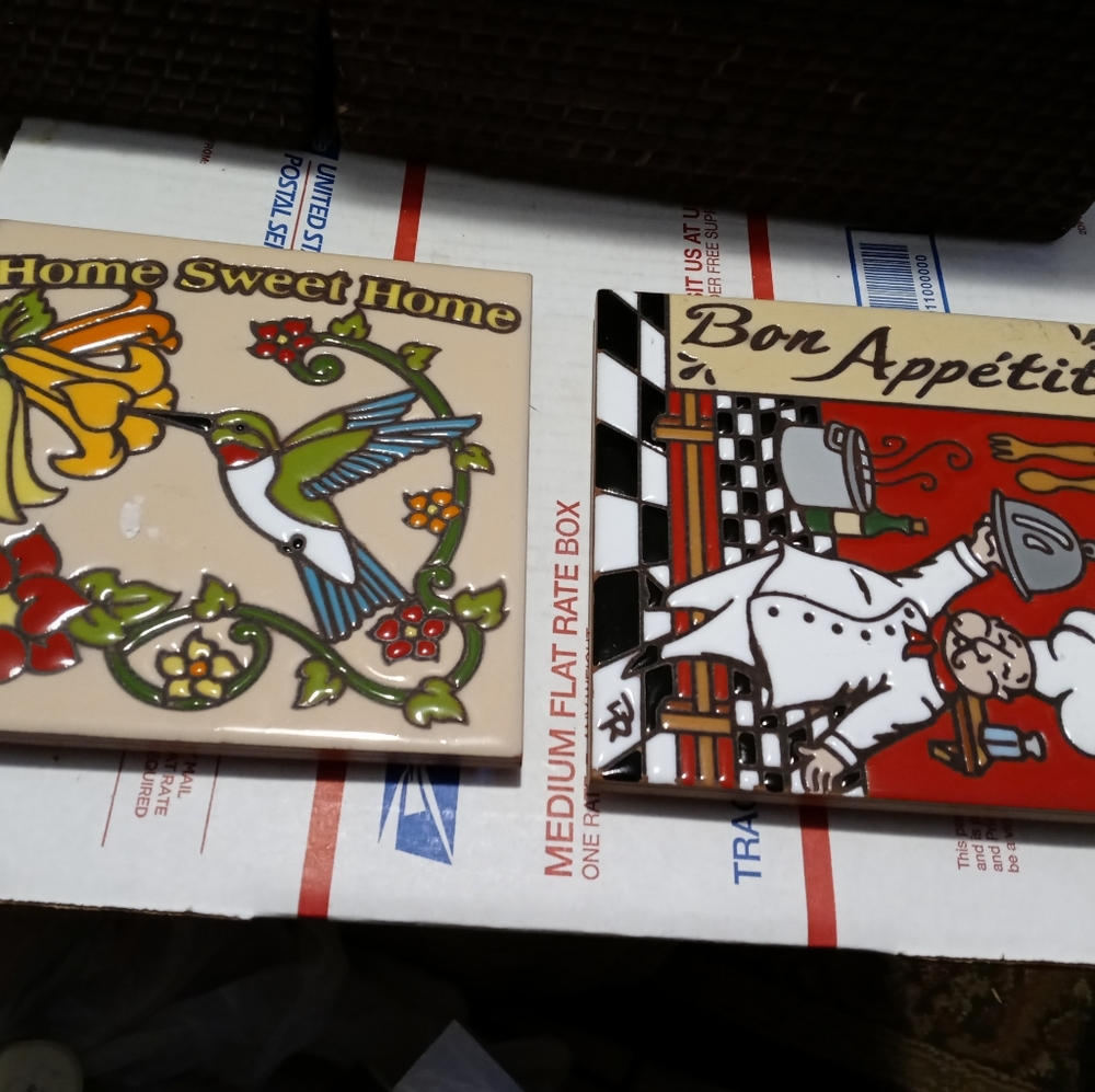 🏤DECORATIVE GLAZED ART TILES 6×6🏡